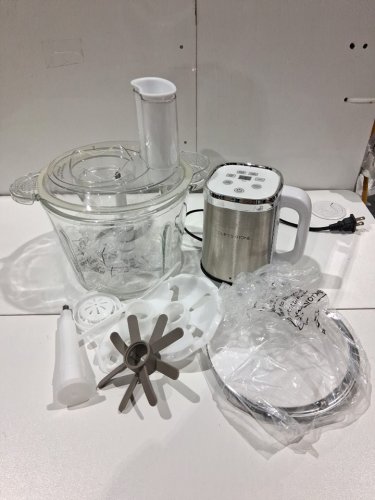 curtis stone digital glass bowl chop master - white image 3