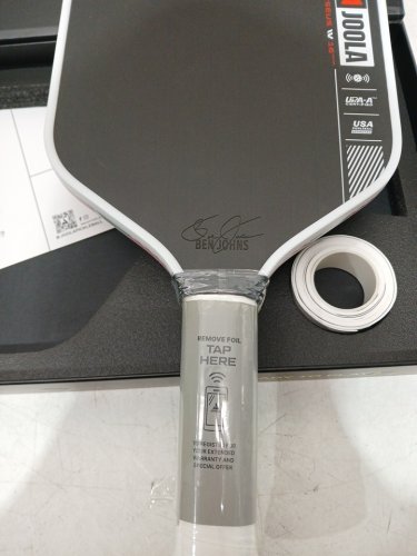 JOOLA BEN JOHNS PERSEUS PRO IV PICKLEBALL PADDLE - 16MM - black/white/red (model: 300811) image 6