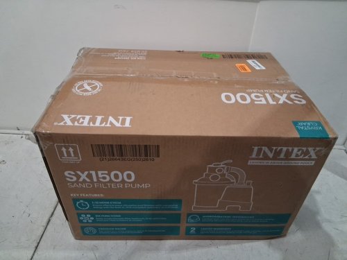 INTEX SX1500 KRYSTAL CLEAR SAND FILTER PUMP FOR ABOVE GROUND POOLS - 1500GPH (MODEL: 26643EG) image 2