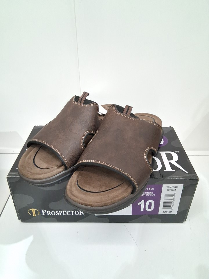 men's prospector austin 2.0 slide sandal - size 10 - brown/black (Style : 1982232) image 2