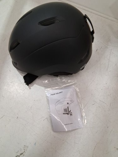 unisex adult Dboi snowboard helmet- XL (60-64CM) -black image 2