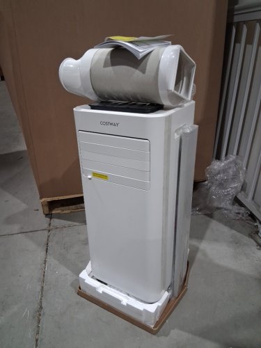 COSTWAY 3-in-1 Portable Air Conditioner fan and dehumidifier with led display and remote - 10000BTU - white - (Model: FP10268us-wh) image 14