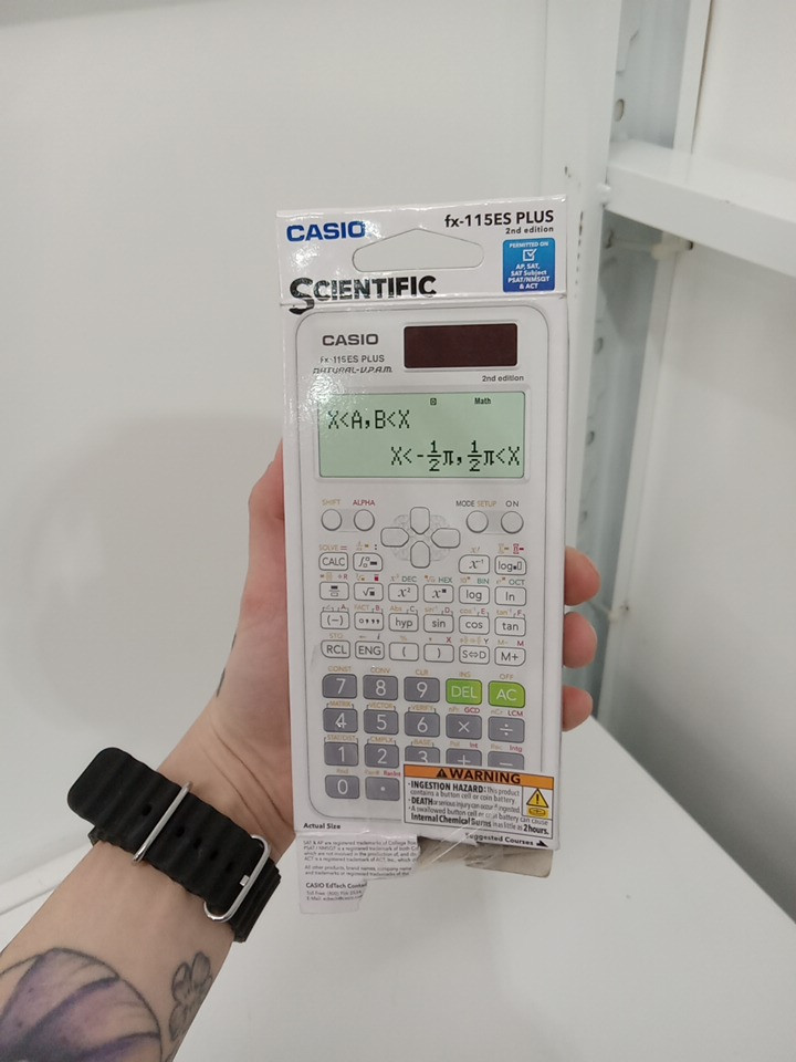 Casio (2nd Edition) Advanced Scientific Calculator with Natural Display - White (model: FX-115ESPLS2) image 2
