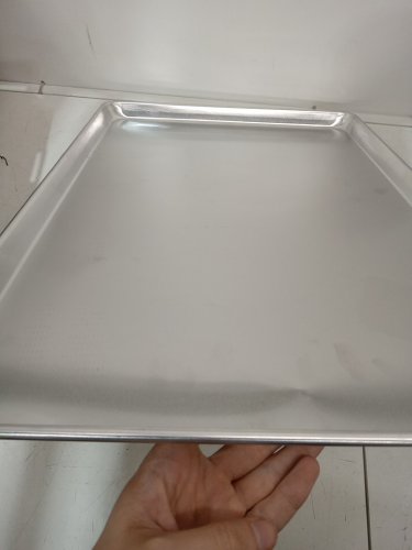 SAGETRA professional aluminum bun bake pan - 18" x 26" - silver (model: 1078784) image 3