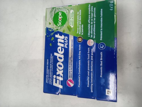 4 FIXODENT PLUS SCOPE DENTURE ADHESIVE CREAM FOR FULLS OR PARTIALS - 57G EACH image 2