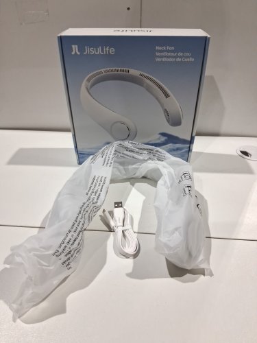 Jisulife LIFE4 5-Speed portable neck fan - OSFM - White (model: fa14-s) image 2