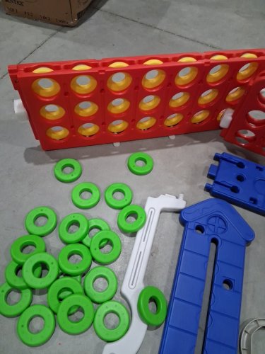 Garvee Giant 4 in a Row Game 4-in-1 Play Design with Golf, Basketball and Ring Toss - (Model: PTG_338) image 6