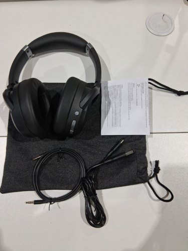 Heyday Active Noise-cancelling Bluetooth Wireless Over-Ear Headphones - Black - (Model: 008 07 0580) image 4