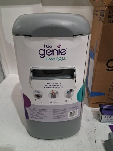 Litter Genie Easy Roll Pail with Easy Roll Refill- 17.5" - grey (Model: 666594/I000371) image 5