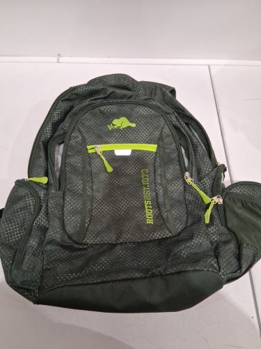 Roots Backpack with 16" Laptop Compartment - 38L - GREEN/YELLOW (MODEL: 1992718) image 2