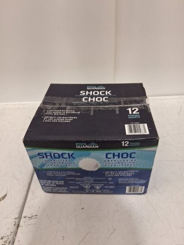 10pk pool guardian shock stabilized chlorinating granules - 454g, 10 x 1lb (model: 1988894) image 2