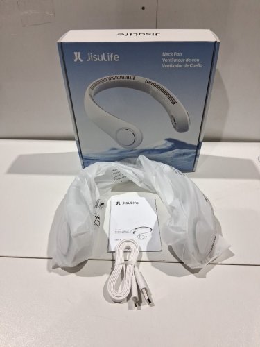 Jisulife LIFE4 5-Speed portable neck fan - OSFM - White (model: fa14-s) image 2