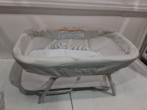 graco dreammore bedside bassinet - willow/white/grey (model : 2211115) image 8