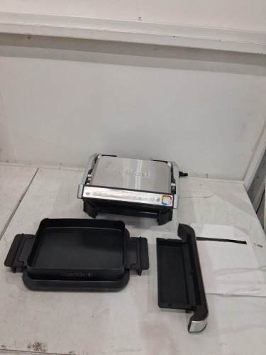 T-FAL OPTIGRILL 4-IN-1 SMART NON-STICK ELECTRIC GRILL - STAINLESS STEEL (MODEL: gc774d51) image 5