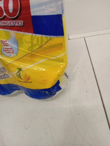 5pk lysol advanced disinfecting wipes - 550 wipes total - citrus scent (model: 1708072) image 3