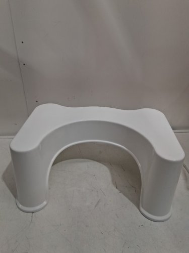 Squatty Potty the original Simple Toilet/bathroom Stool  with flushable wipes - 7" x 18" - WHITE (MODEL: SP-SIMPLE-OS) image 4