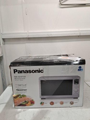 PANASONIC COMPACT GENIUS 1000W MICROWAVE OVEN - STAINLESS STEEL (MODEL: NN-SD47QS) image 2
