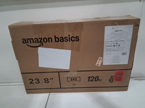 amazon basics Monitor with Built-in Speakers FHD 1080P - Max 120Hz  -24" - black (model: 24e40-na) image 2