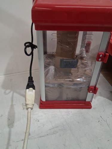 WEST BEND 4 QUART THEATER CRAZY STIRRING THEATER POPCORN MACHINE - RED - (82515) image 4