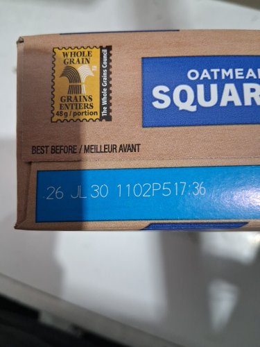 *EXPIRED* 12pk QUAKER OATMEAL SQUARES CEREAL BOXES - crunchy oats - 500G EACH image 4