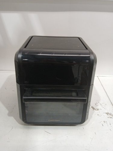 chefman 6-in-1 digital air fryer oven with touchscreen & dishwasher safe accessories - 12qt capacity - black (model: rj38-rdo-v12-ca) image 3