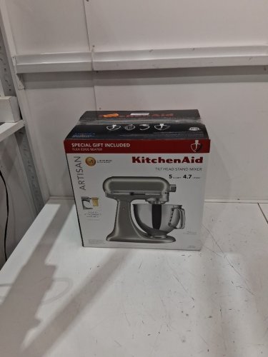 KitchenAid Artisan Bundle 10 SPEED Stand Mixer WITH ATTCHMENTS - 5QT - SILVER (MODEL: KSM150FECU) image 2