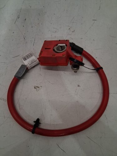 positive battery cable with  battery safety terminal for select BMW models - red - (model: 10304410) image 2