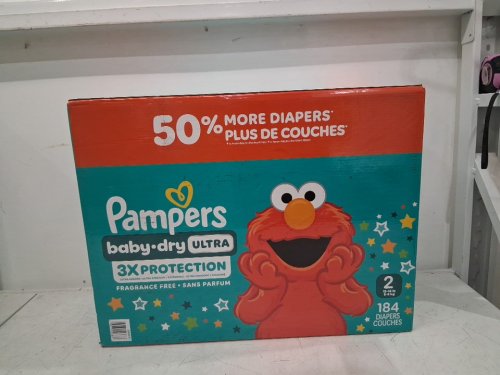 184PK PAMPERS BABY DRY ULTRA DIAPERS - SIZE 2 image 2