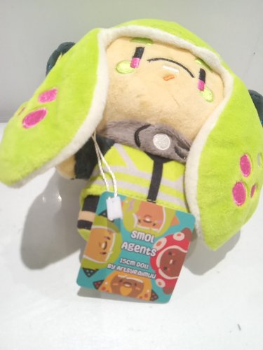 Smol Agents plushy doll by ArtsyRaimuu - 7.5" - green image 4