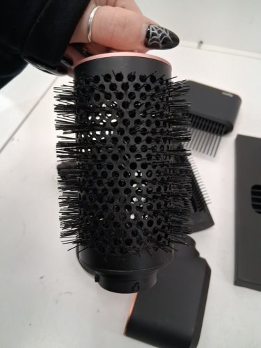 6PC DYSON i.d curly + coily airwrap multi styler and hair dryer with bluetooth - amber silk ( model: hs08) image 5