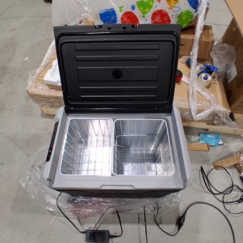 EUHOMY PORTABLE COOLER ON WHEELS FOR CAR - 12V - 50L - BLACK (MODEL: CFB-50) image 9