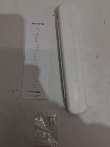 Pencil Stylus for 2018-2025 iPad Models with Tilt Sensitivity, Palm Rejection, and Quick Button - white image 4