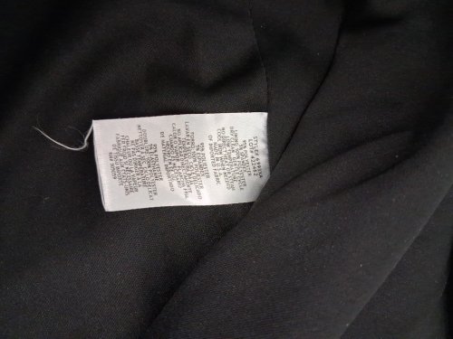 women's xscape floor length scuba cross neck ruffle dress - size 12 - black (style : 6993xa) image 7