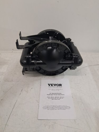 AIR OPERATED DOUBLE DIAPHRAGM PUMP, 1" INLET OUTLET FOR CHEMICAL INDUSTRIAL USE, 35 GPM, MAX 120 PSI, BLACK, (MODEL:QBY4-25L) image 5