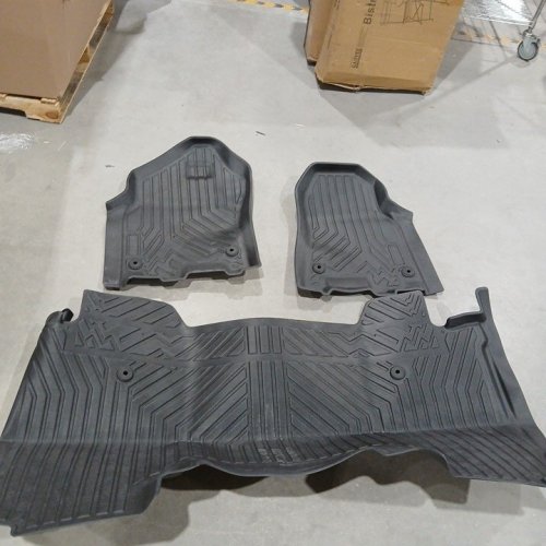 3PC  All Weather Floor Mats - FIT FOR 2019-2024 DODGE RAM 1500 - BLACK image 2