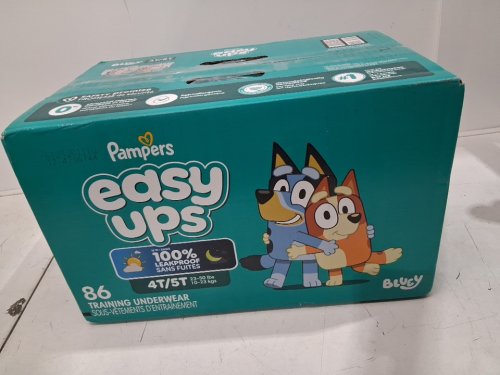 86PK UNISEX TODDLERS PAMPERS EASY UPS POTTY TRAINING UNDERWEAR - 4T-5T - bluey image 2