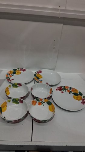 7pc Maxwell & Williams Capri Dinnerware Set - multi color floral (model: 1041712) image 3