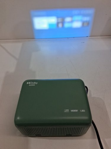 TMY MINI 4k smart PROJECTOR with electric Focus & Auto Keystone - Netflix Compatible & Dolby Audio - GREEN (MODEL: T02) image 3